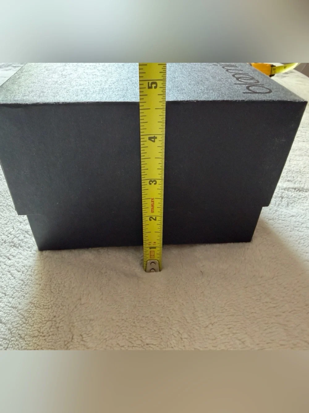Bloomingdale's Black Logo Gift Box small with tissue paper